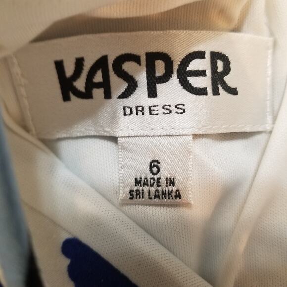 VTG-KASPER Women's Career Casual Party A-Line Sundress Lined Pencil Style Size 6 - Picture 5 of 8